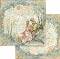 Хартия за скрапбукинг Stamperia - Принц и принцеса - 30.5 x 30.5 cm от колекцията Sleeping Beauty - 