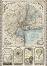 Декупажна хартия Stamperia - Карта на Ню Йорк - A4 от колекцията Sir Vagabond - 