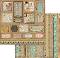 Хартия за скрапбукинг Stamperia - Климт: Цитати и етикети - 30.5 x 30.5 cm от колекцията KLIMT - 
