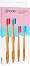 Nordics Family Pack Bamboo Toothbrushes - Семеен комплект от 4 броя бамбукови четки за зъби - 