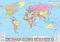Стенна политическа карта на света - 