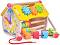 Дидактическа къща - Детски дървен образователен комплект за игра - 