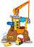 Интерактивна играчка Fiser Price - Детска строителна площадка - С 2 фигурки и камионче от серията Little People - 