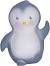 Детска играчка 3 в 1 - Tikiri Пингвин - От серията "My First Tikiri Arctic Animals" - 