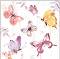    Ambiente Butterfly collection rose - 20  - 