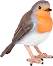 Фигурка на птица Робин Papo - От серията Диви животни - 