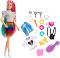 Кукла Барби с цветна леопардова коса - Mattel - 