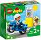 LEGO Duplo Town - Полицейски мотоциклет - Детски конструктор - играчка