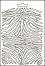 3D форма Stamperia - Текстура на зебра - 14.8 x 21 cm от колекцията SAVANA - 