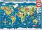 Карта на света - Пъзел от 200 части - 
