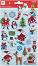 Коледни стикери от EVA пяна Apli -  Дядо Коледа - 20 броя - 