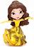 Метална фигурка Jada Toys - Принцеса Бел - На тема Принцесите на Дисни - 