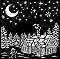 Шаблон Stamperia - Коледно село - 18 x 18 cm от колекцията Classic Christmas - 