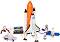 Метална космическа совалка Buki France - Със звук, светлина, фигурки и аксесоари, от серията Космос - играчка