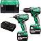 ������������ ��������� � ������ ��������� 18V HiKOKI (Hitachi) KC18DD - ������ DS18DD � WH18DD � 2 �������, ������� � ����� - 
