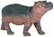 Фигурка на бебе хипопотам Papo - От серията Диви животни - 