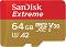 Micro SDXC   64 GB SanDisk - Class 10, U3, V30, A2  SD    Extreme - 