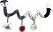 ������� �� ������� ������� Sensillo Educational Spring Fox - �� ������� Black & White - �������