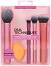 Real Techniques Everyday Essentials Makeup Brush Set -        - 