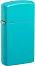   Zippo Flat Turquoise -   Slim - 