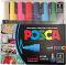 ������� ������� Uni-Ball PC-5M Classic Colours - 8 ����� �� ������� Posca - 