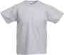   Fruit of the Loom - Heather Grey - 97%   3% ,   Kids Valueweight - 