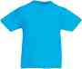   Fruit of the Loom - Azure Blue - 100 % ,   Kids Valueweight - 