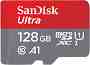 Micro SDXC   128 GB SanDisk - Class 10, U1, A1  SD    Ultra - 