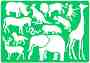Шаблон Koh-I-Noor - Животните от Африка - 