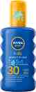 Nivea Sun Kids Protect & Care Coloured Spray - ������ ������ ������������� ����� �� ������� Nivea Sun - �������