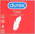 Durex Feel Ultra Thin - Презервативи в опаковки от 3 и 10 броя - 
