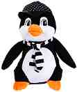 Пингвин с шапка и шал - Плюшена играчка - 