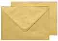 Пощенски пликове с перлен ефект Слънчоглед - Златен - 25 броя - 