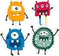    GINGER HOME - 4 ,   Monsters - 