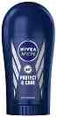 Nivea Men Protect & Care Anti-Perspirant Stick - Стик дезодорант за мъже против изпотяване от серията "Protect & Care" - 