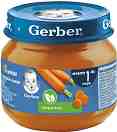 Пюре от моркови Nestle Gerber - 80 g от серията Моето първо, за 6+ месеца - 