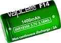  3.7 V 18350 F14 -  Li-Ion (18350) 1400 mAh - 