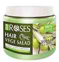 Nature of Agiva Roses Hair Vege Salad Intense Repair - Възстановяваща маска за суха и третирана коса - 