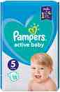 Пелени Pampers Active Baby 5 - 15÷150 броя, за бебета 11-16 kg - 