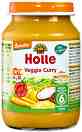 Holle - Био пюре зеленчуково къри - Бурканче от 190 g за бебета над 6 месеца - 