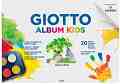 ������� �� �������� Giotto Album Kids - 20 �����, A4, 200 g/m<sup>2</sup> - �������