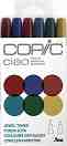 Двувърхи маркери - Ciao Jewel Tones - Комплект от 6 цвята от серията "Ciao" - 