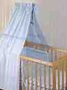 Бебешки спален комплект 4 части с обиколник Gluck New Eko - За легла 60 x 120 cm и 70 x 140 cm - 
