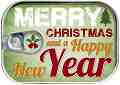 Картичка-консерва - Merry Christmas & Happy New Year - 