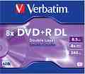 DVD+R DL Verbatim 8.5 GB -      8x - 
