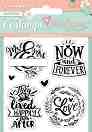   Stamperia - Now and Forever - 9.5 x 10.5 cm   Love story - 