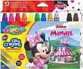 Гел-стик пастели Colorino Kids - Мини Маус - 12 цвята на тема Мики Маус и приятели - 