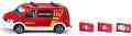 Метална количка Siku VW T6 Ambulance - В комплект с аксесоари от серията Super - 
