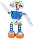 Детски конструктор - Робот - Комплект от 59 елемента от серията "Build and Play" - 