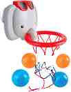 Баскетбол за баня - Слонче - Детски комплект за игра с 4 топки - 